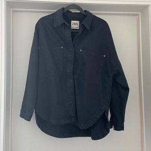 Zara oversized shirt